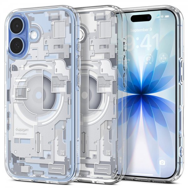 iPhone 17 Skal Ultra Hybrid Zero One MagFit Vit