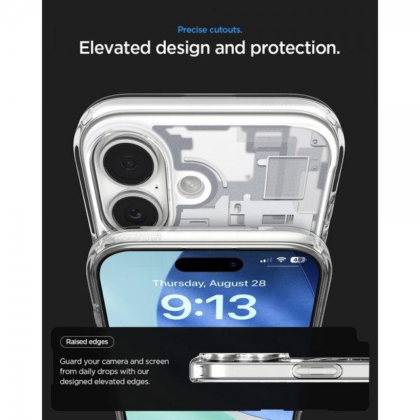 iPhone 17 Skal Ultra Hybrid Zero One MagFit Vit