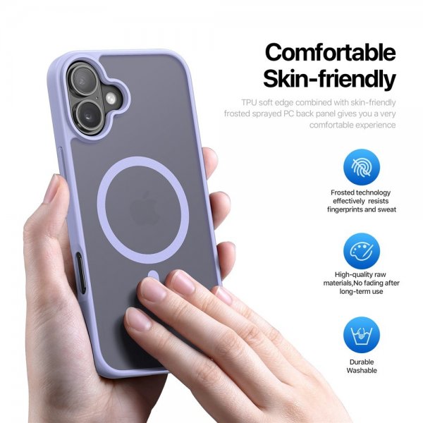 iPhone 17 Skal Yind Series MagSafe Lila