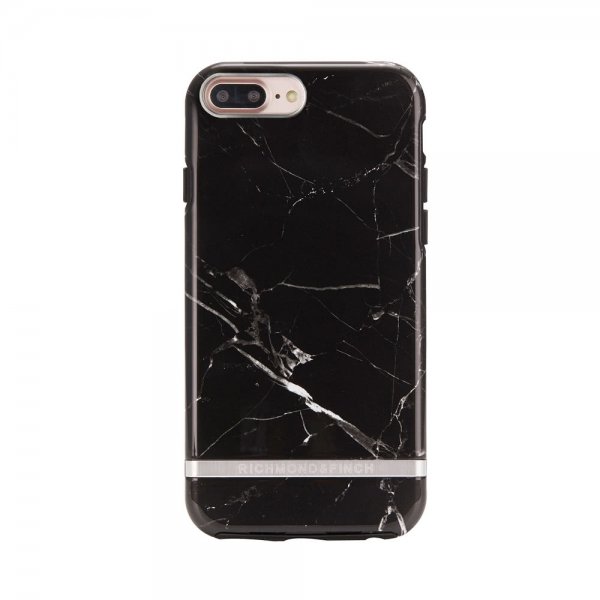 iPhone 6/6S/7/8 Plus Skal Black Marble