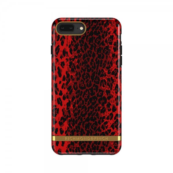 iPhone 6/6S/7/8 Plus Skal Red Leopard