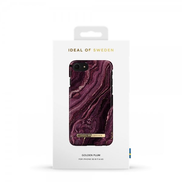 iPhone 6/6S/7/8/SE Skal Fashion Case Golden Plum