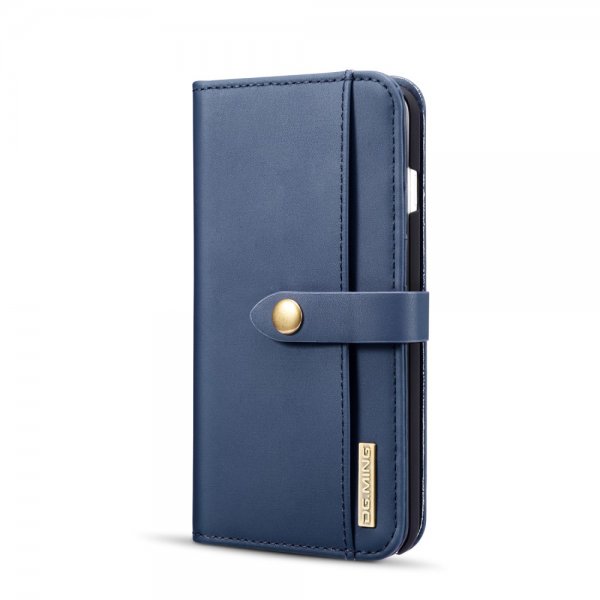 iPhone 7/8 Plus Plånboksfodral Splittläder Löstagbart Skal Kortfack Utsida Blå