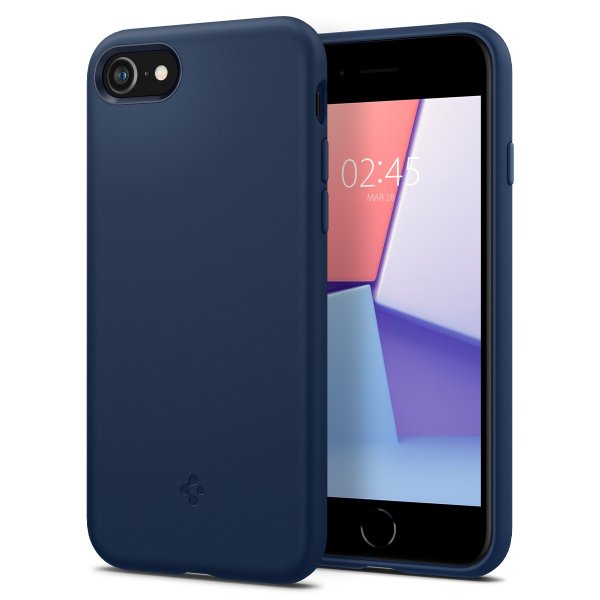 iPhone 7/8/SE Skal Silicone Fit Navy Blue