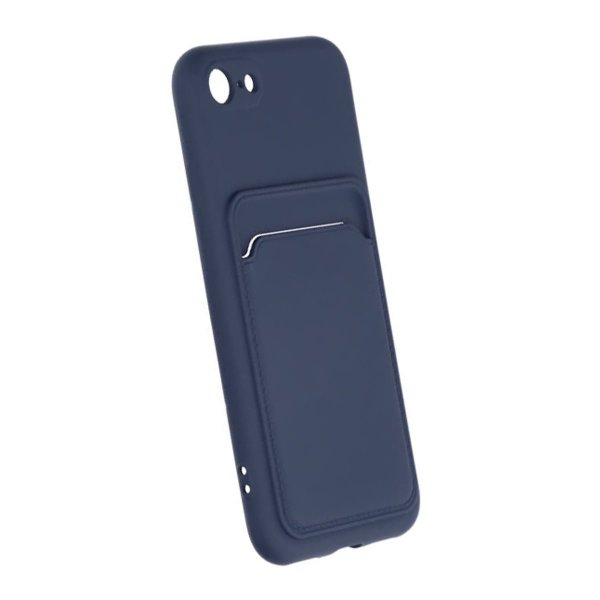 iPhone 7/8/SE Skal Korthållare Blå