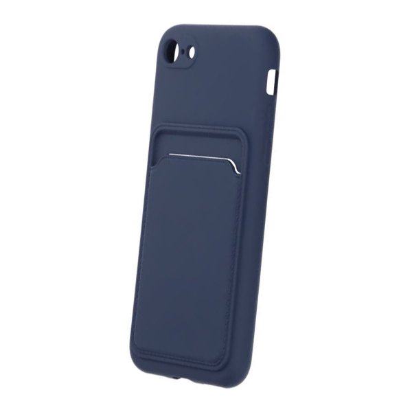 iPhone 7/8/SE Skal Korthållare Blå