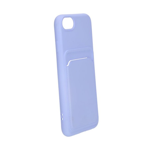 iPhone 7/8/SE Skal Korthållare Lila