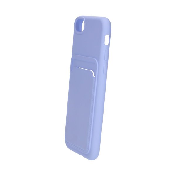 iPhone 7/8/SE Skal Korthållare Lila