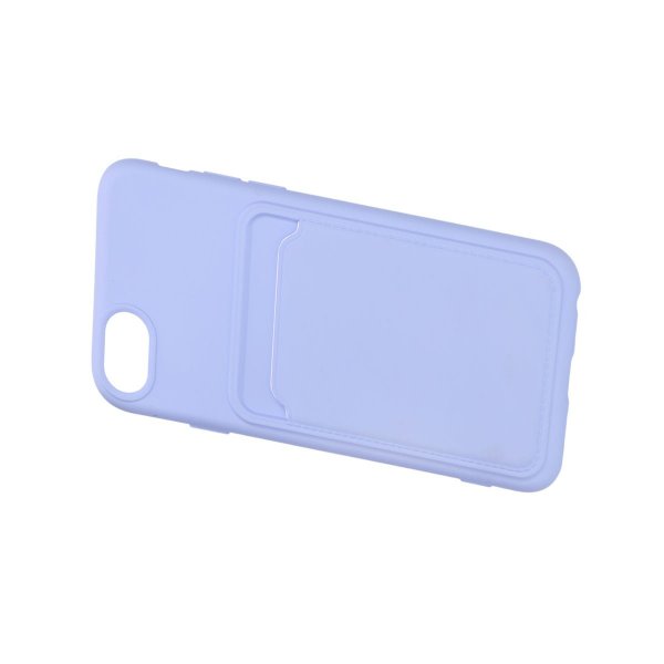 iPhone 7/8/SE Skal Korthållare Lila