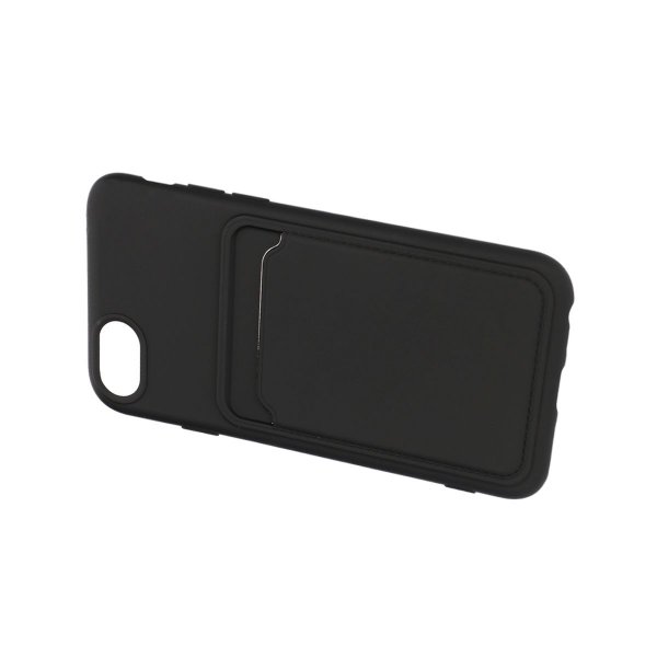 iPhone 7/8/SE Skal Korthållare Svart