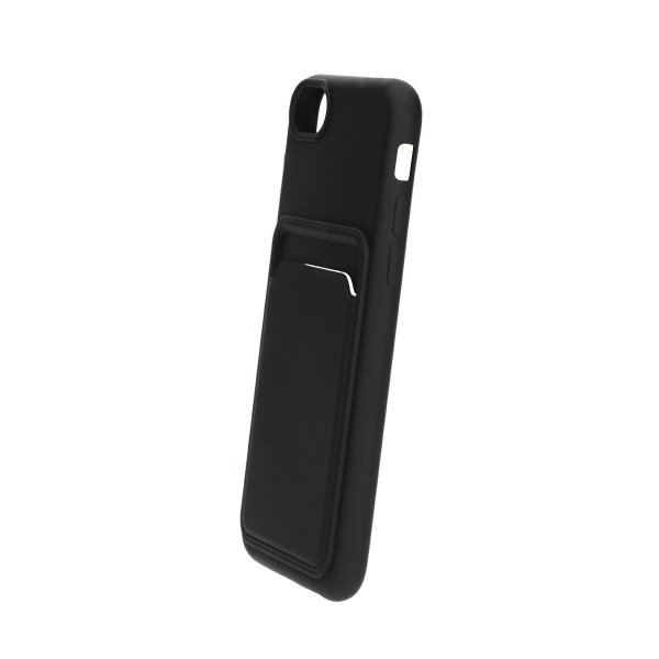iPhone 7/8/SE Skal Korthållare Svart