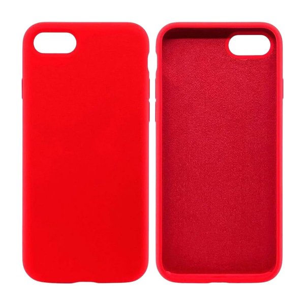iPhone 7/8/SE Skal Silikon Röd