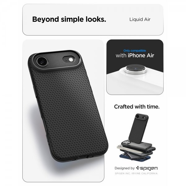 iPhone Air Skal Liquid Air Matte Black