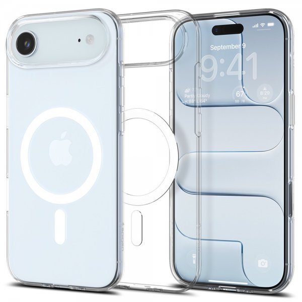 iPhone Air Skal Liquid Crystal MagFit Clear White