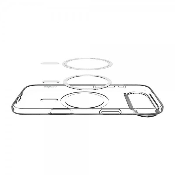 iPhone Air Skal Liquid Crystal MagFit Clear White