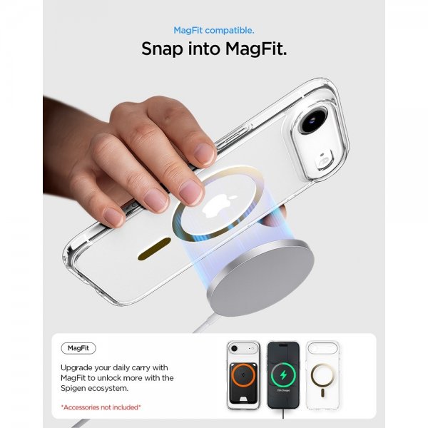 iPhone Air Skal Ultra Hybrid MagFit Clear Gold