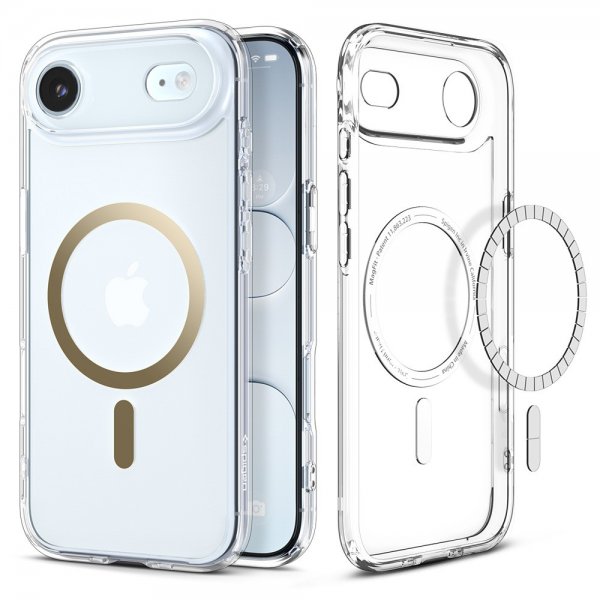 iPhone Air Skal Ultra Hybrid MagFit Clear Gold