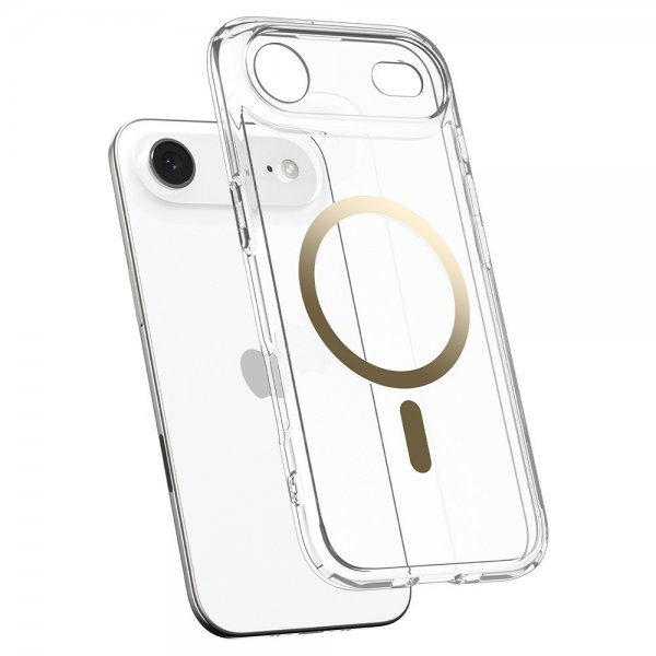 iPhone Air Skal Ultra Hybrid MagFit Clear Gold