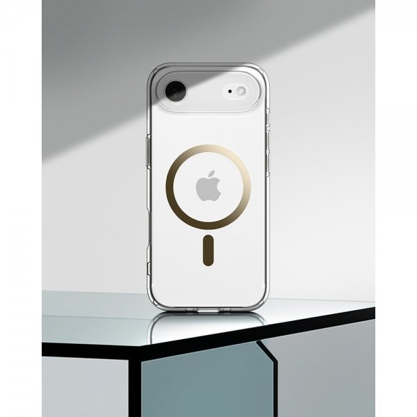 iPhone Air Skal Ultra Hybrid MagFit Clear Gold