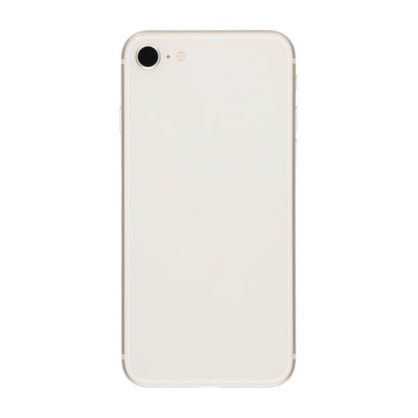 iPhone SE 2020 Baksida med Komplett Ram OEM - Vit