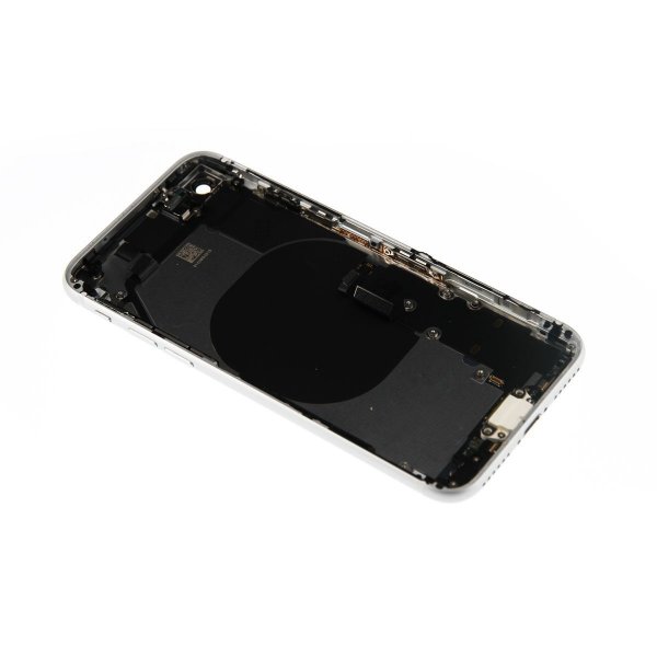 iPhone SE 2020 Baksida med Komplett Ram - Vit