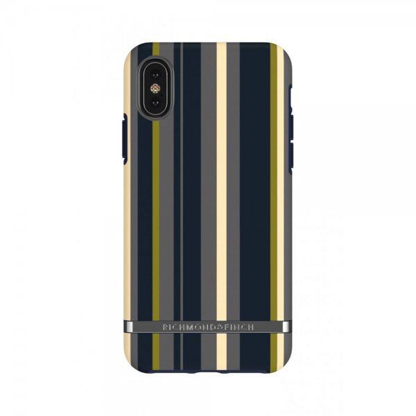iPhone X/Xs Skal Navy Stripes