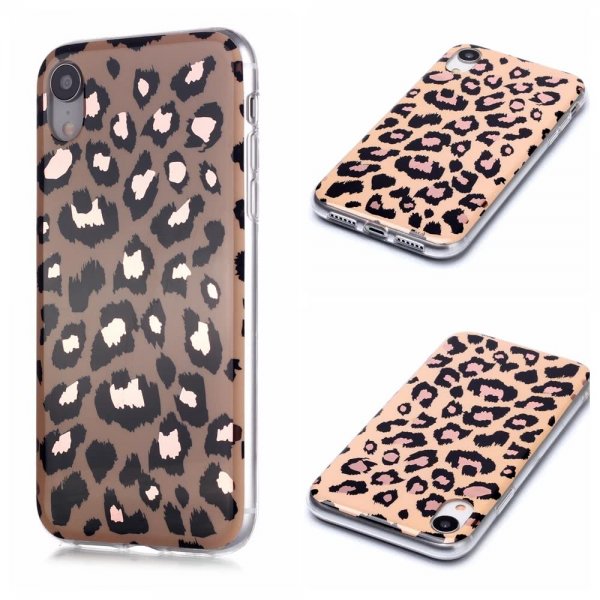 iPhone Xr Skal Marmor Leopardmönster