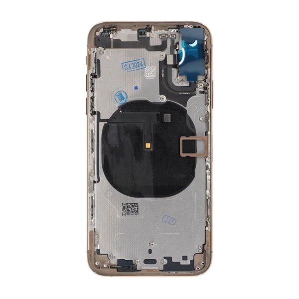 iPhone XS Baksida med Komplett Ram Premium - Guld