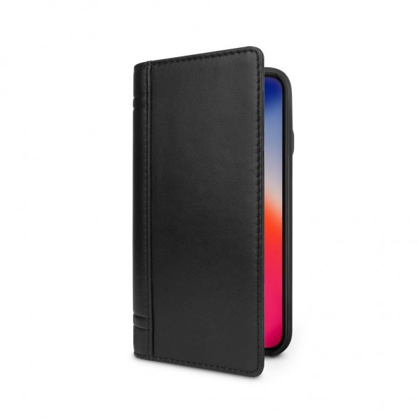 iPhone Xs Max Plånboksfodral Journal Svart