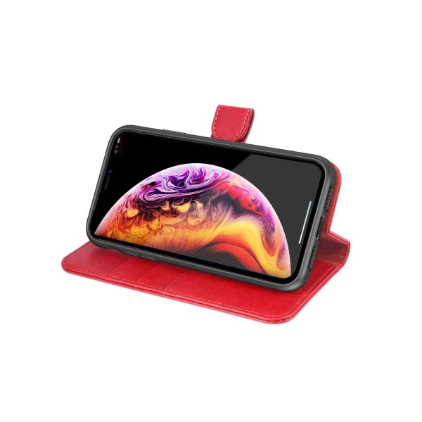 iPhone Xs Max Fodral med Stativ Röd