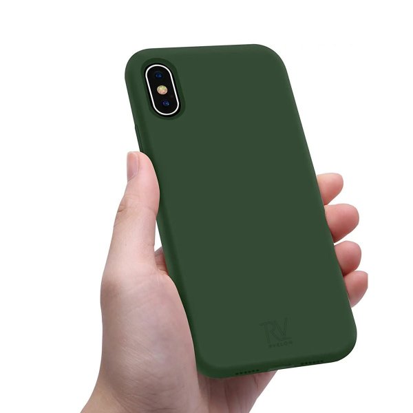 iPhone X/iPhone Xs Skal Silikon Grön