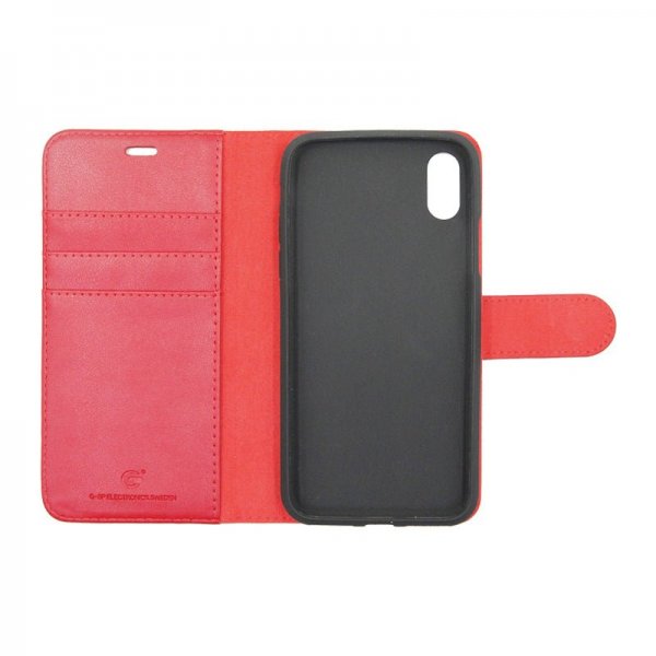 iPhone X/iPhone Xs Fodral med Stativ Röd