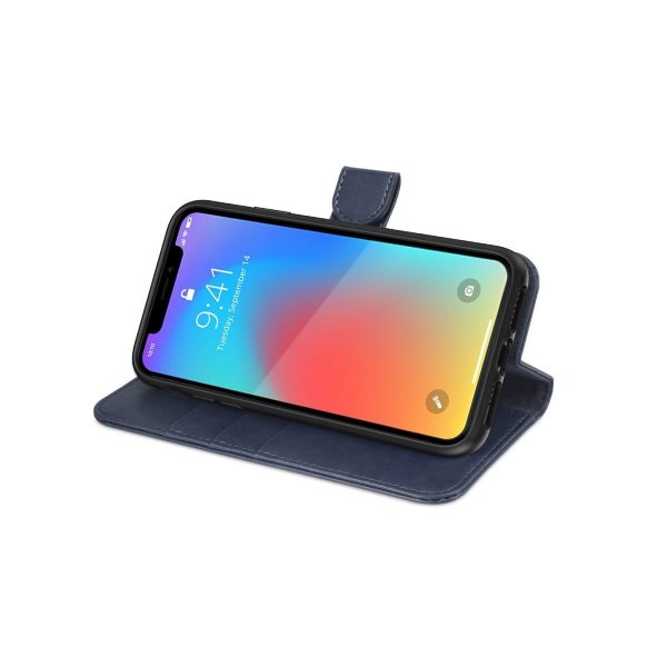 iPhone X/iPhone Xs Fodral med Löstagbart Skal Blå