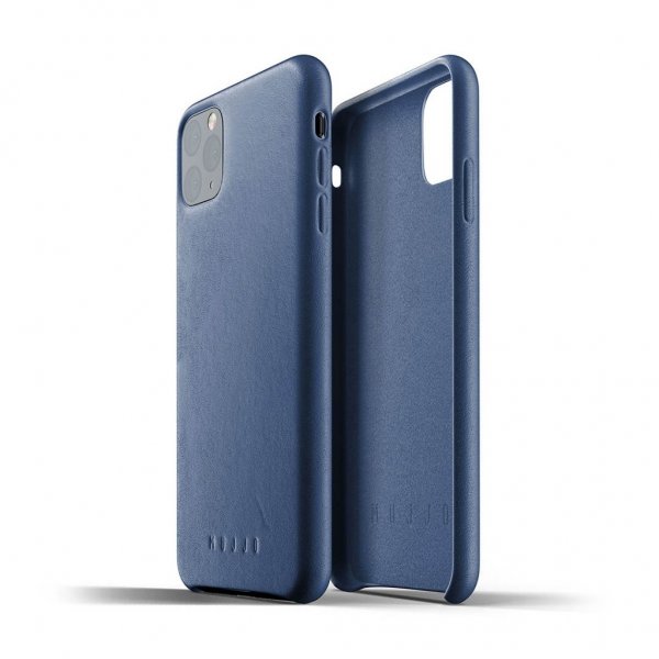 iPhone 11 Pro Max Cover Full Leather Case Monaco Blue