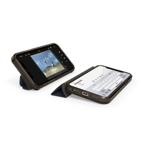 Origami Folio för iPhone 12/12 Pro Svart