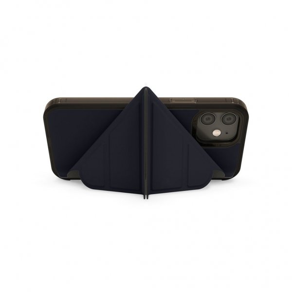 iPhone 12 Mini Fodral Origami Folio Mörkblå