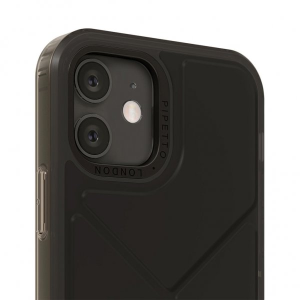 iPhone 12 Mini Skal Origami Snap Svart