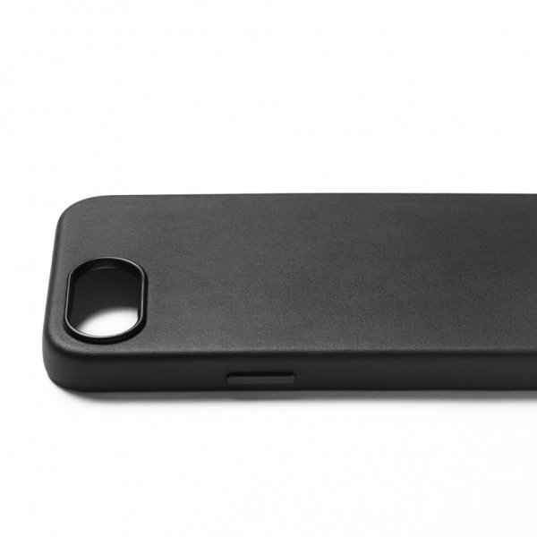 iPhone 16e/17e Skal Full Leather Case MagSafe Svart