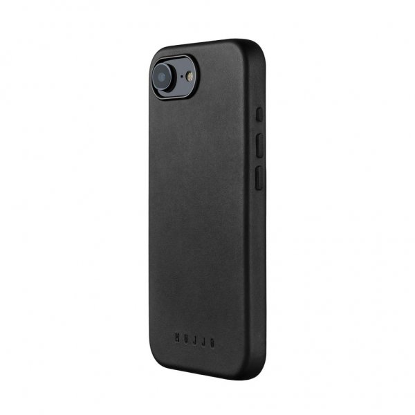 iPhone 16e/17e Skal Full Leather Case MagSafe Svart