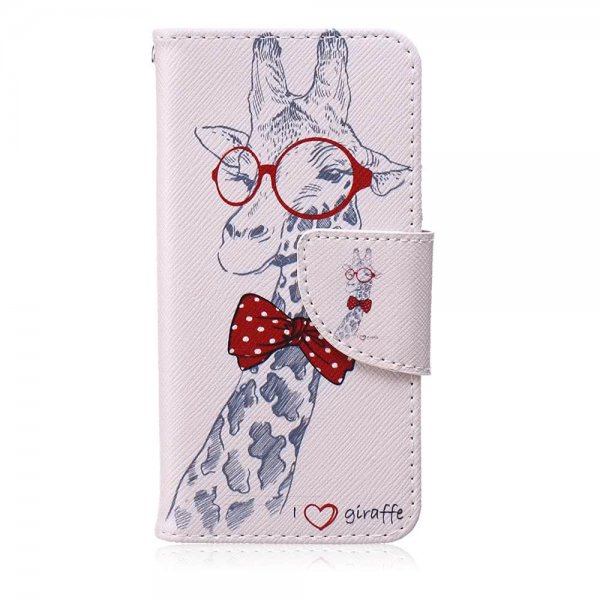 iPod Touch 2019 Plånboksfodral Kortfack Motiv Cool Giraff