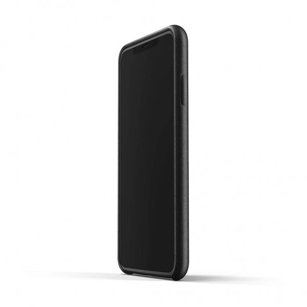 iPhone Xs Max Skal Full Leather Case Svart