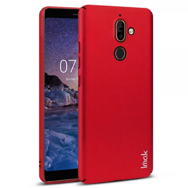 Jazz Slim Skal till Nokia 7 Plus Hårdplast Röd