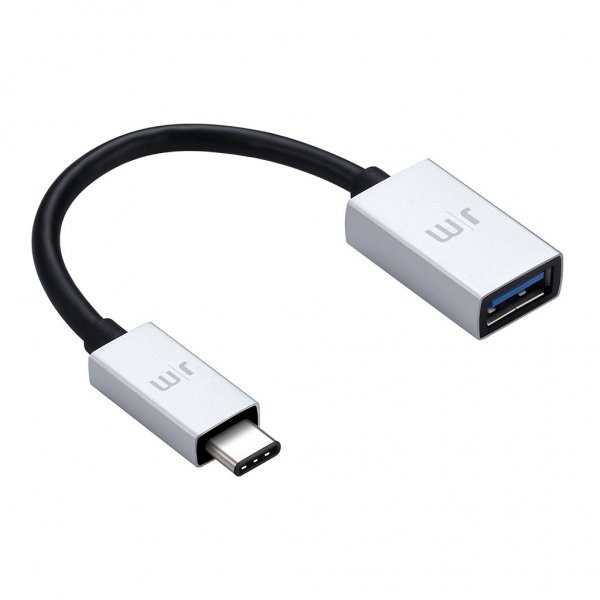 Adapter USB-C Till USB AluCable Svart Silver