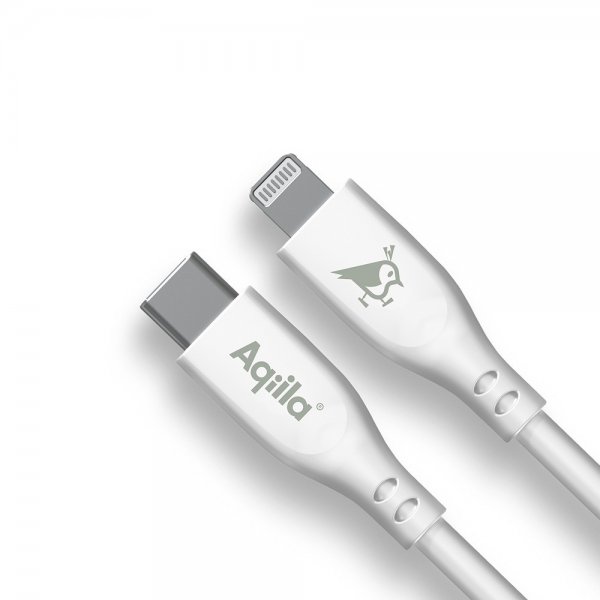 Kabel Cablebird CS22 USB-C till Lightning 60W 2m Vit