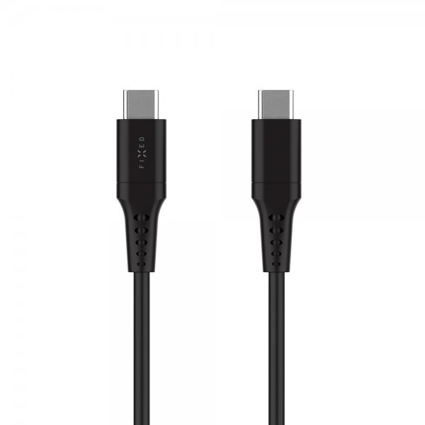 Kabel Liquid Silicone USB-C/USB-C 0.3m Svart