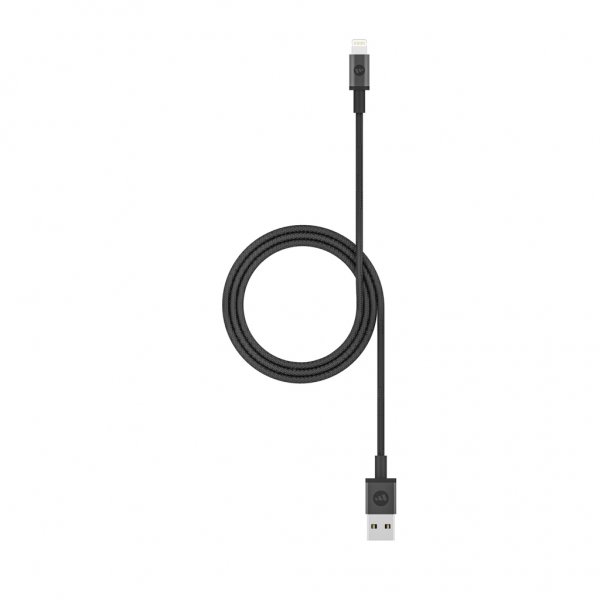 Kabel USB-A till Lightning 1m Svart