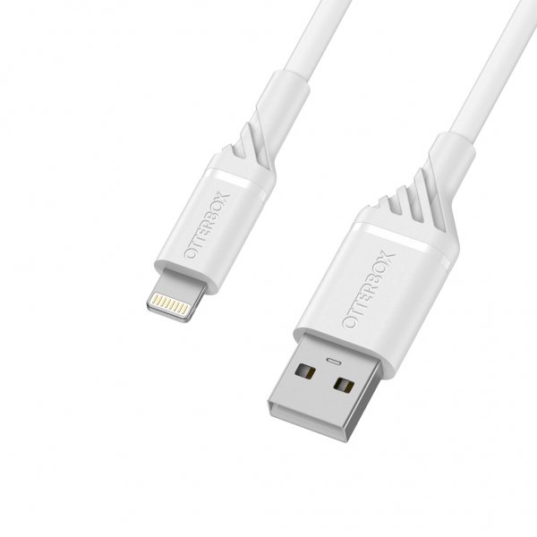 Kabel USB-A till Lightning 2 meter Vit