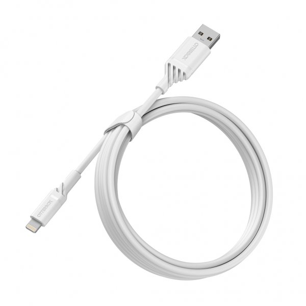 Kabel USB-A till Lightning 2 meter Vit