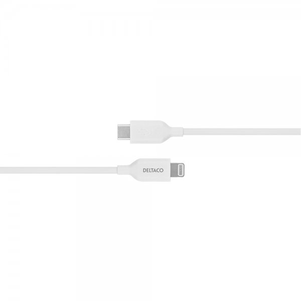 Kabel USB-C Cable with Lightning Connector 1m Vit
