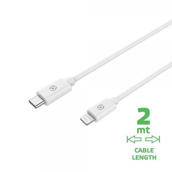 Kabel USB-C till Lightning 2M Vit